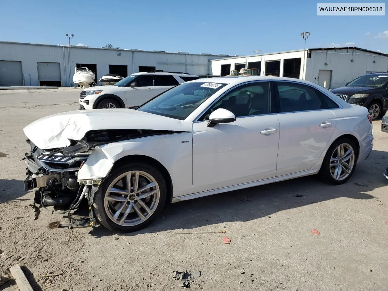 2023 Audi A4 Premium Plus 45 VIN: WAUEAAF48PN006318 Lot: 77648244