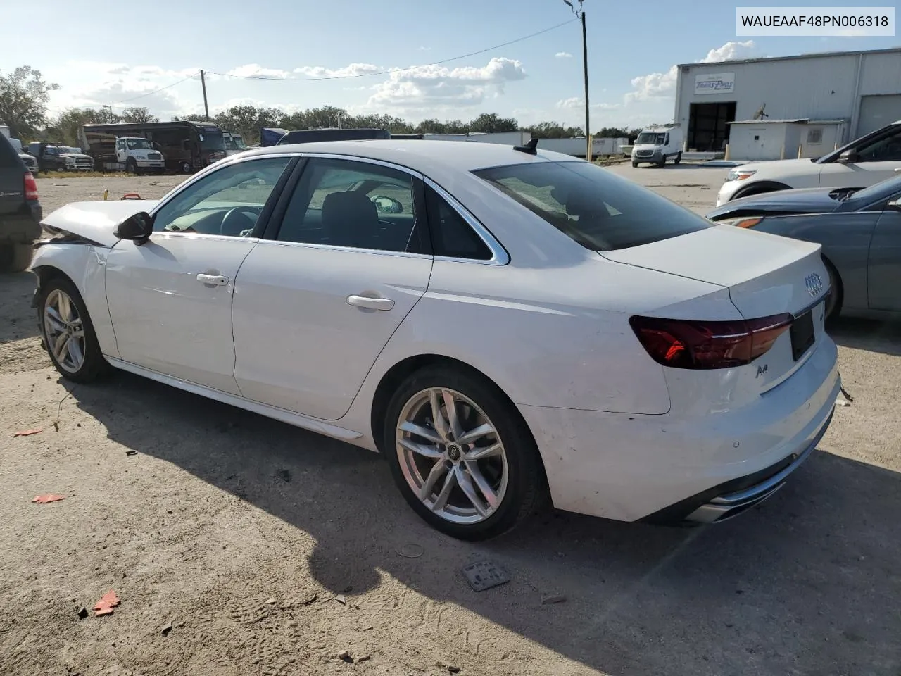 2023 Audi A4 Premium Plus 45 VIN: WAUEAAF48PN006318 Lot: 77648244