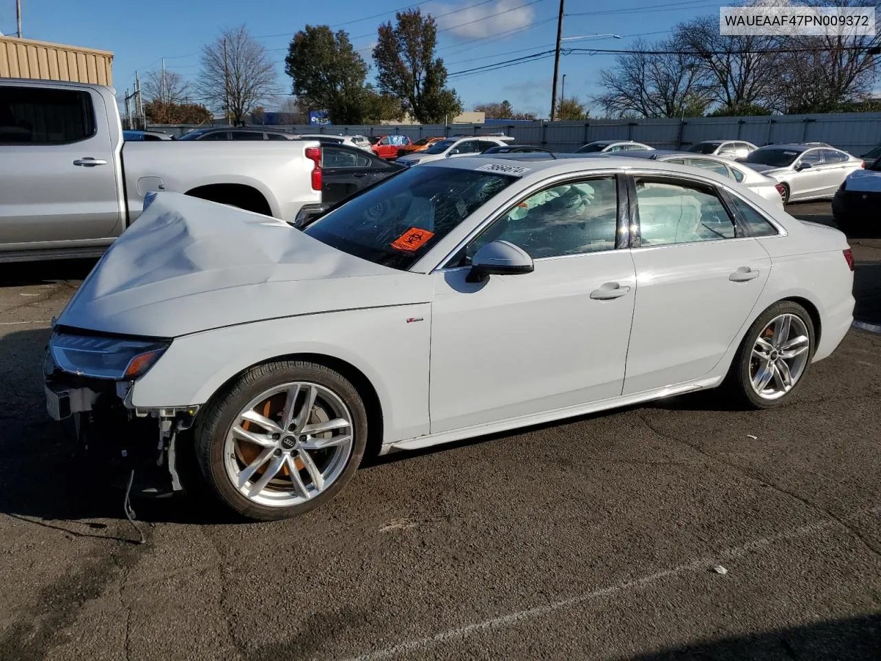 2023 Audi A4 Premium Plus 45 VIN: WAUEAAF47PN009372 Lot: 79564674