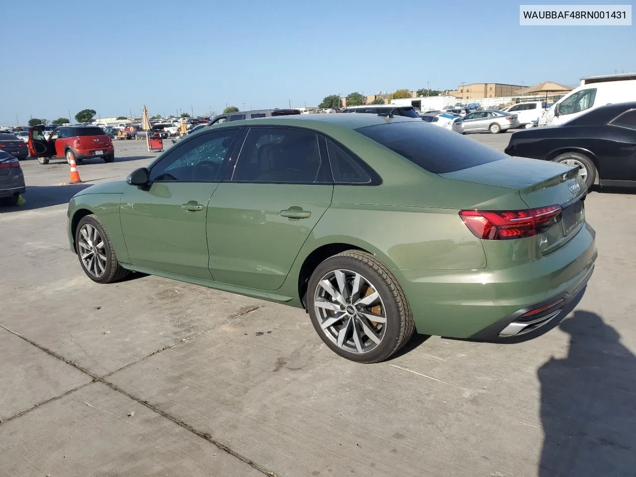 2024 Audi A4 Premium Plus 40 VIN: WAUBBAF48RN001431 Lot: 61812154