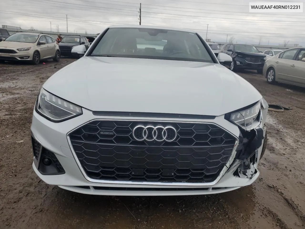 2024 Audi A4 Premium Plus 45 VIN: WAUEAAF40RN012231 Lot: 78639574