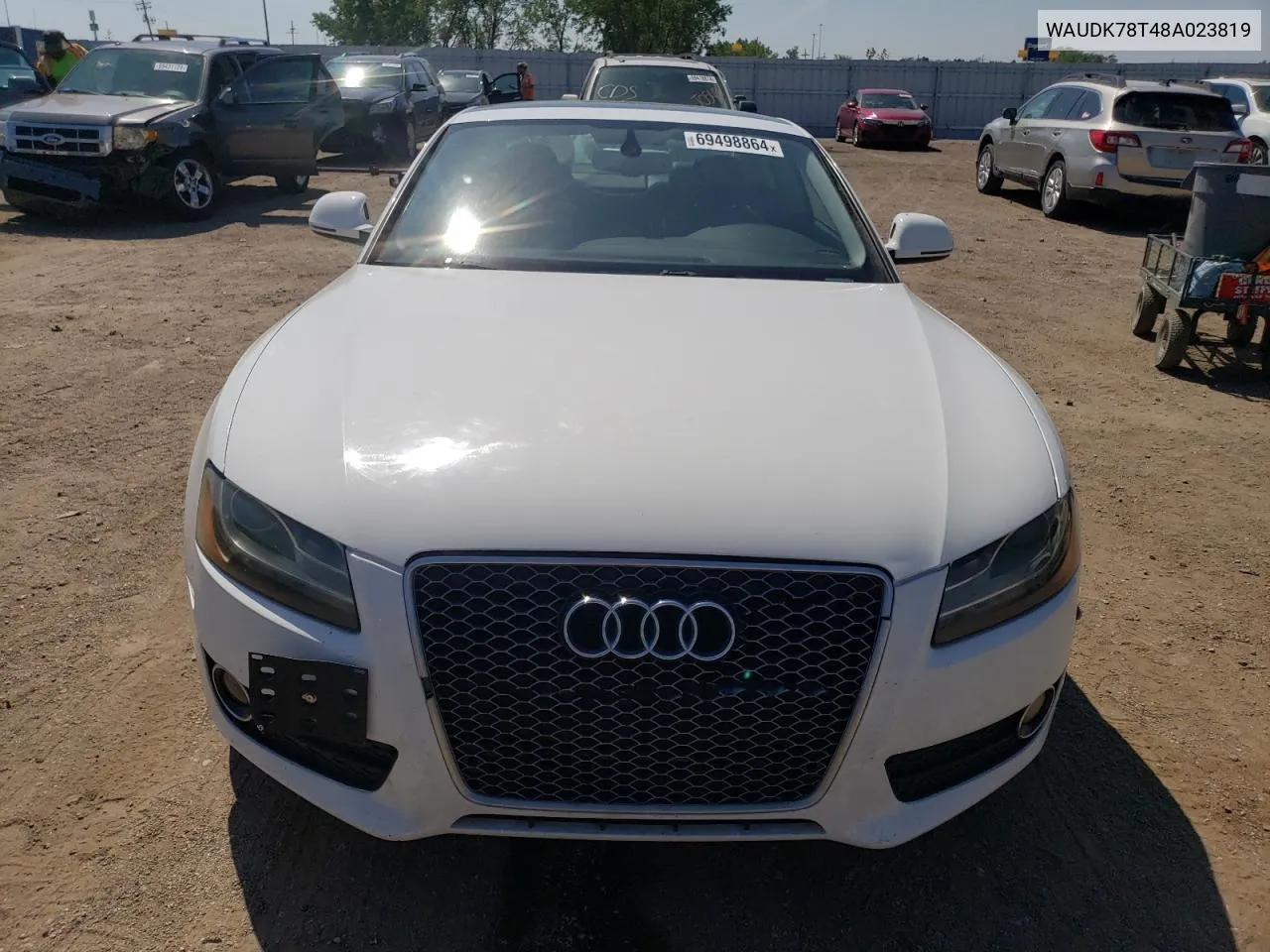 2008 Audi A5 Quattro VIN: WAUDK78T48A023819 Lot: 69498864