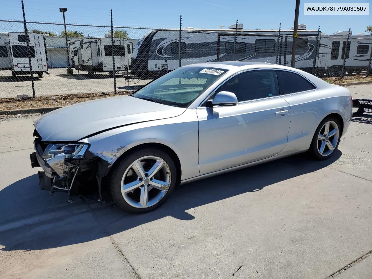 2009 Audi A5 Quattro VIN: WAUDK78T79A030507 Lot: 70728594