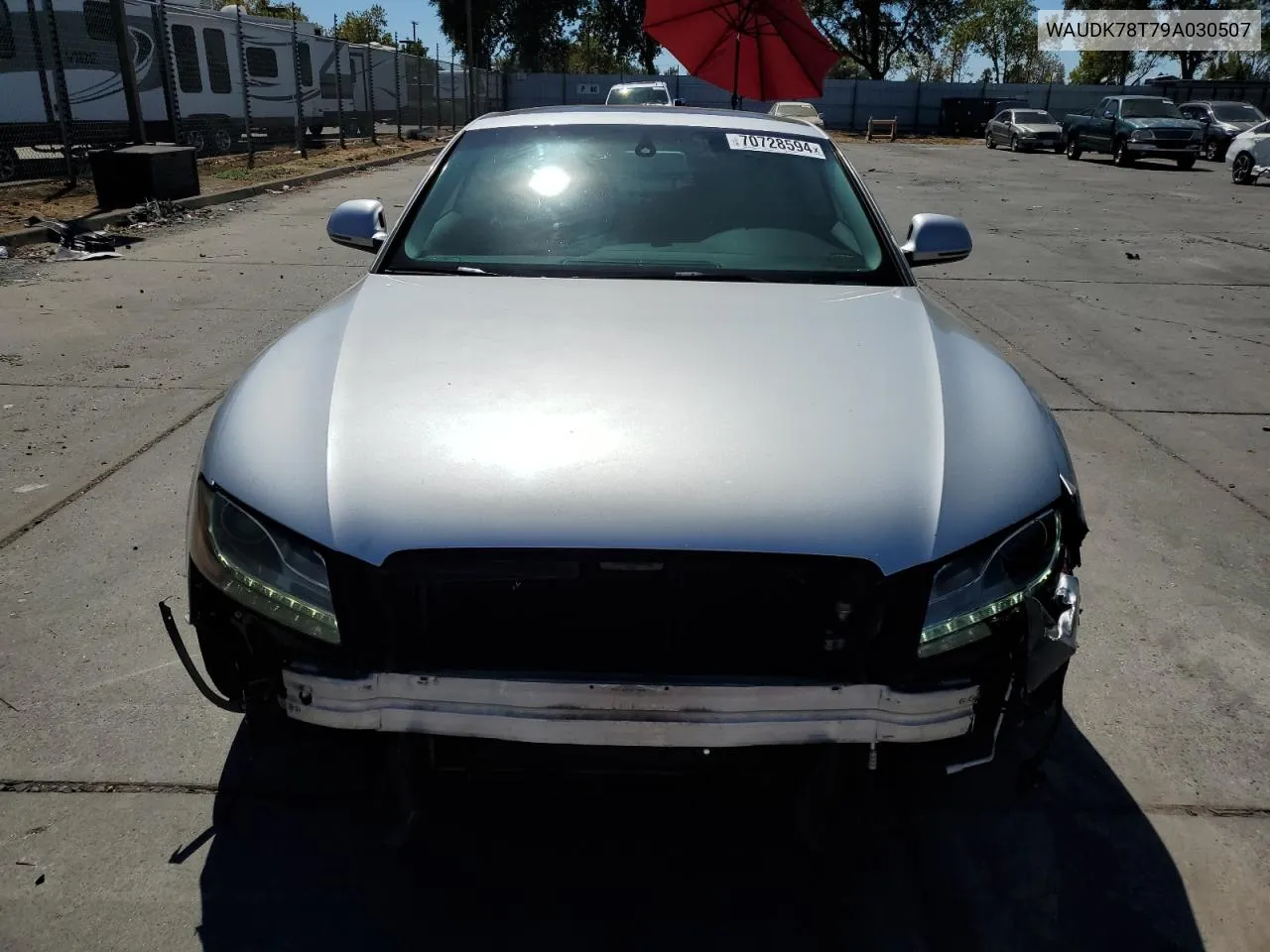 2009 Audi A5 Quattro VIN: WAUDK78T79A030507 Lot: 70728594