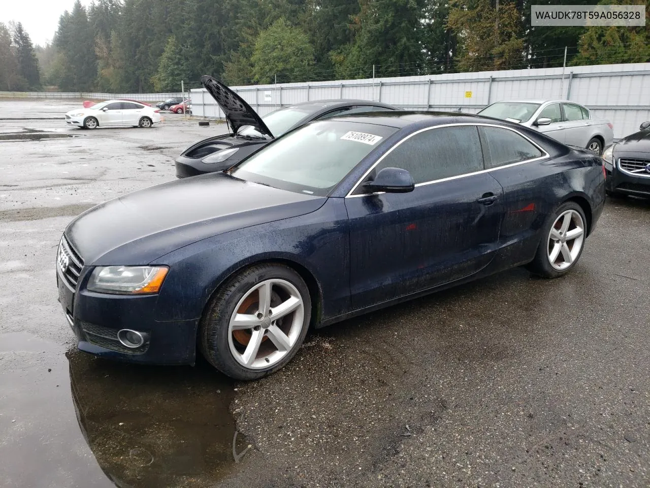 2009 Audi A5 Quattro VIN: WAUDK78T59A056328 Lot: 75108974