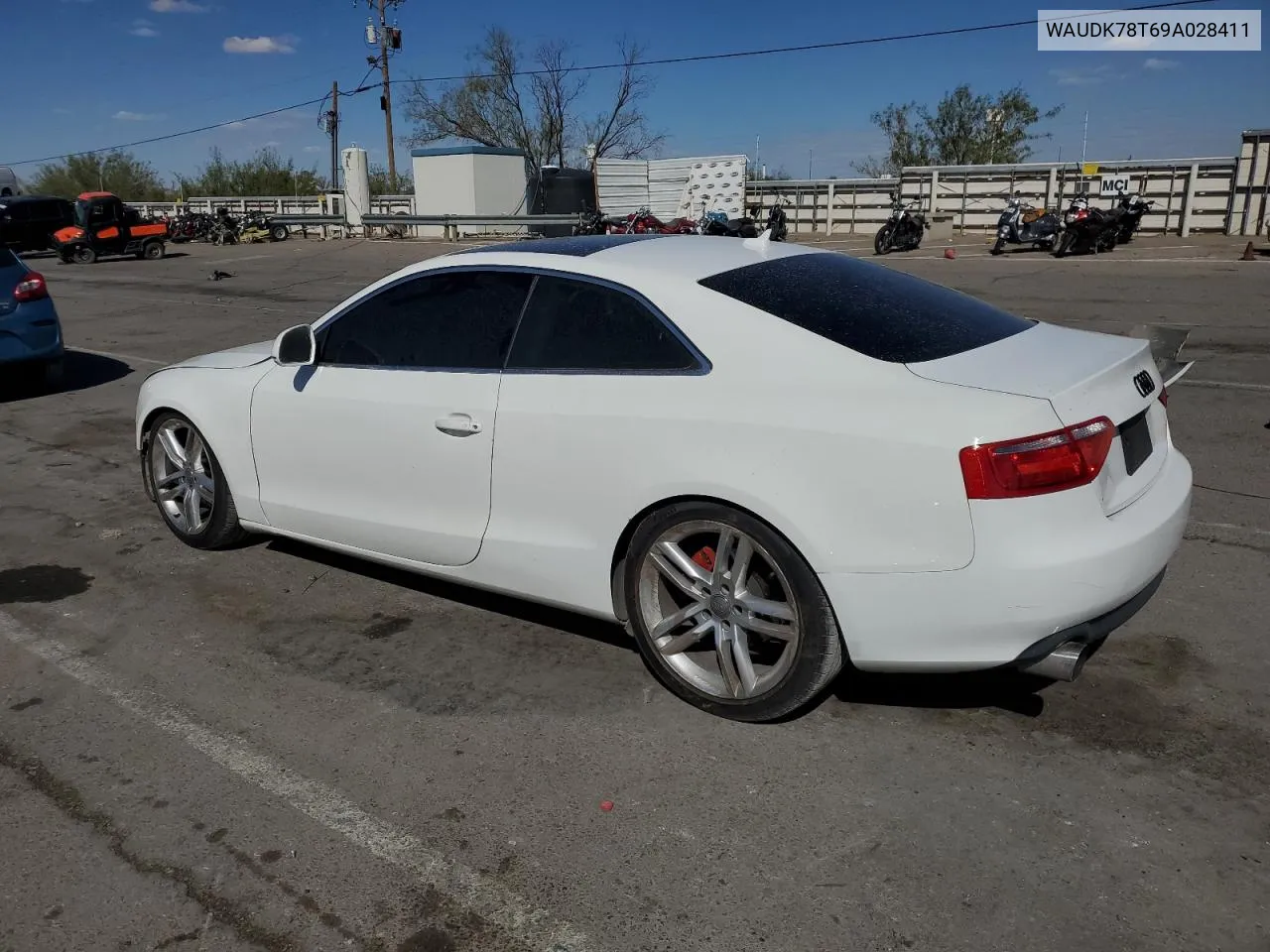 2009 Audi A5 Quattro VIN: WAUDK78T69A028411 Lot: 76333454