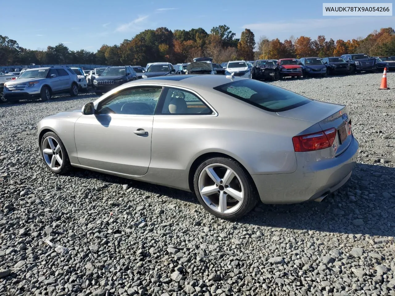 2009 Audi A5 Quattro VIN: WAUDK78TX9A054266 Lot: 78528164