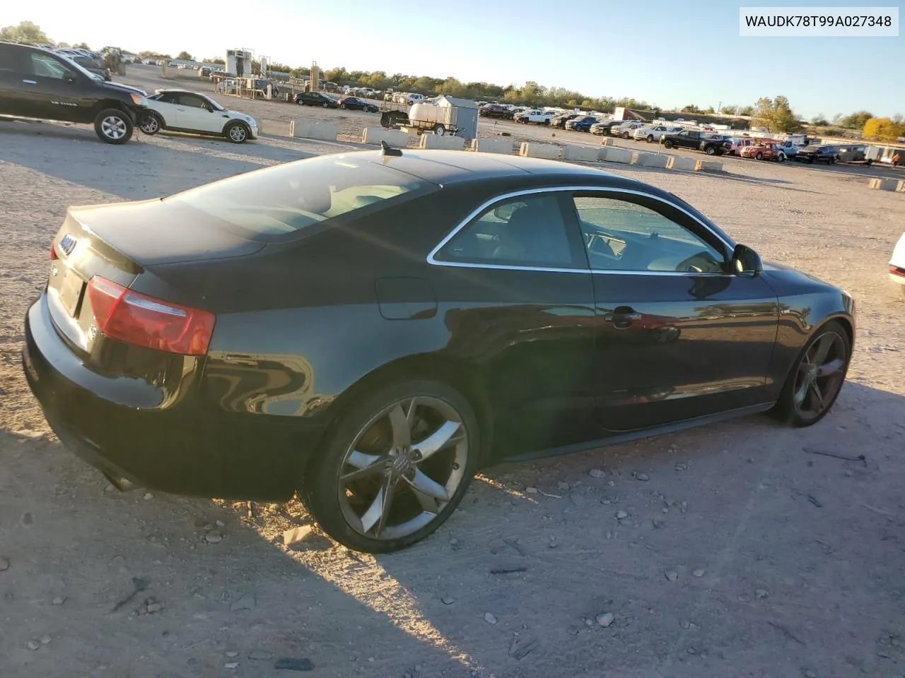 2009 Audi A5 Quattro VIN: WAUDK78T99A027348 Lot: 81160114