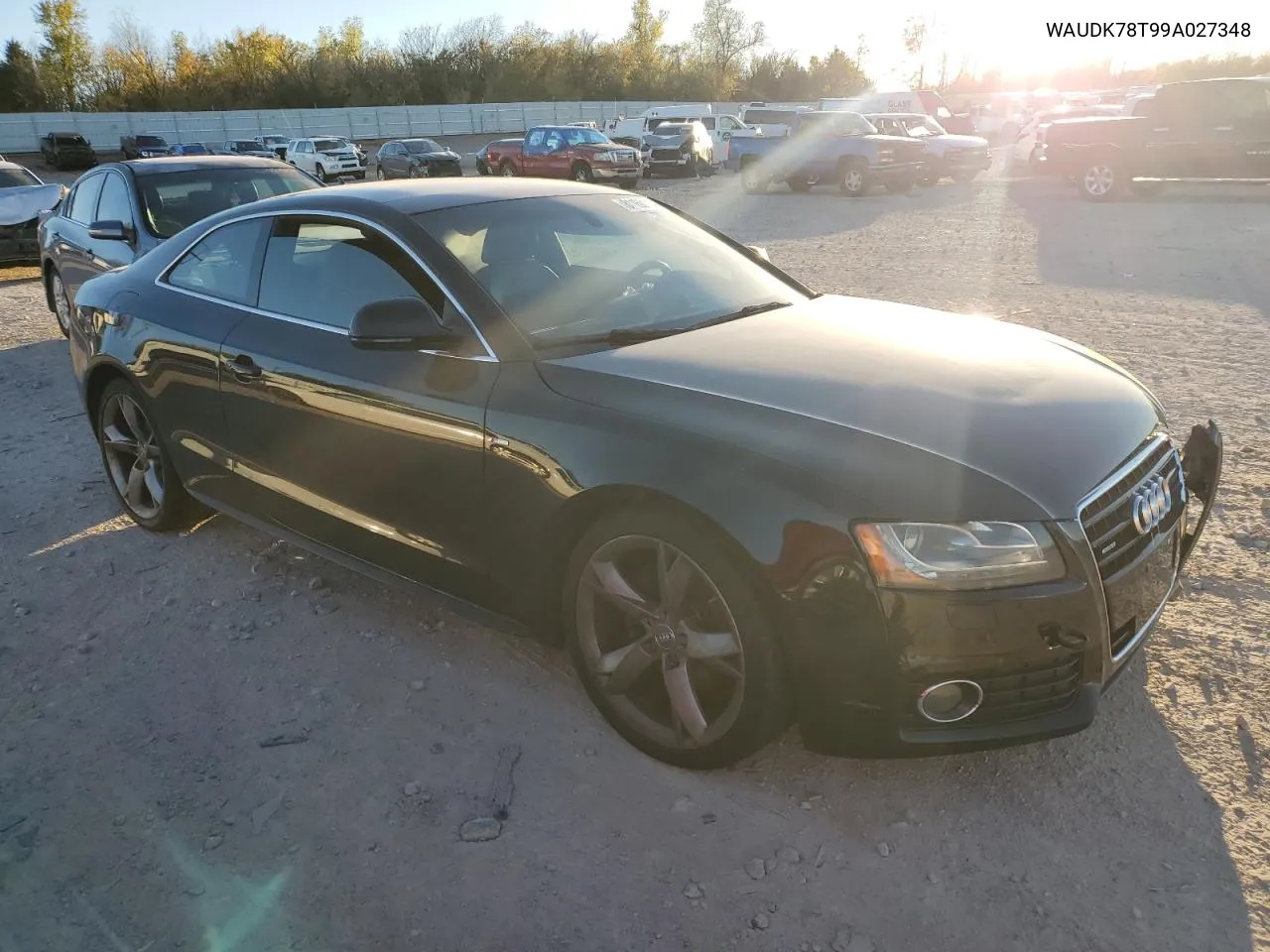 2009 Audi A5 Quattro VIN: WAUDK78T99A027348 Lot: 81160114