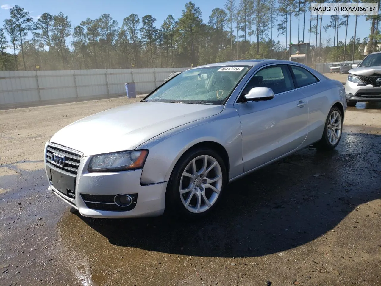 2010 Audi A5 Premium VIN: WAUGFAFRXAA066184 Lot: 40412624