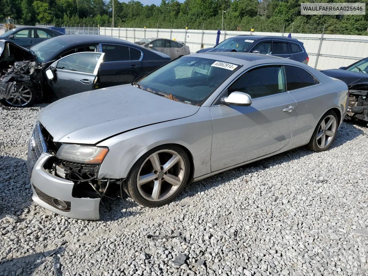 2010 Audi A5 Premium Plus VIN: WAULFAFR6AA025646 Lot: 63862914