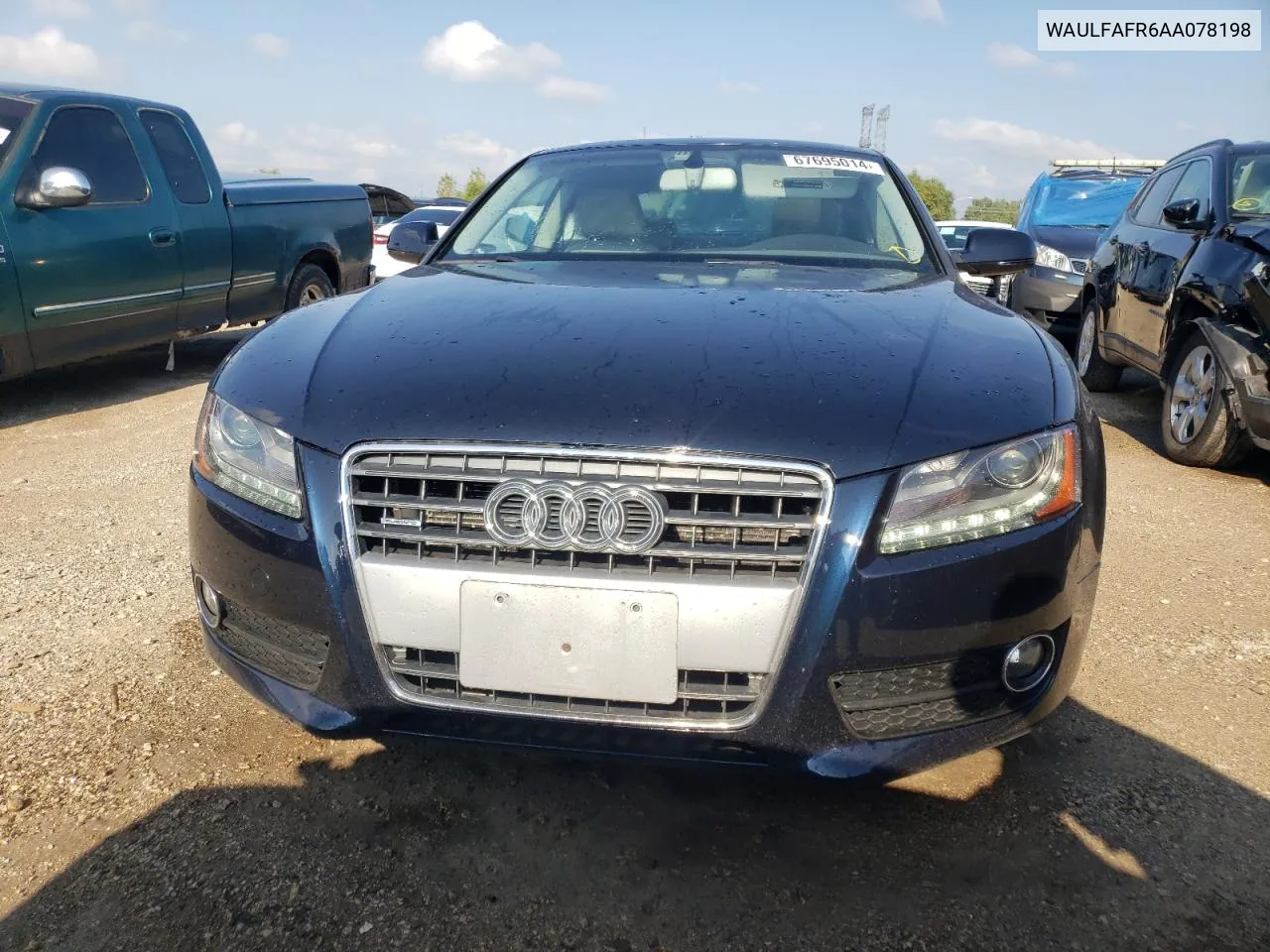 2010 Audi A5 Premium Plus VIN: WAULFAFR6AA078198 Lot: 67695014