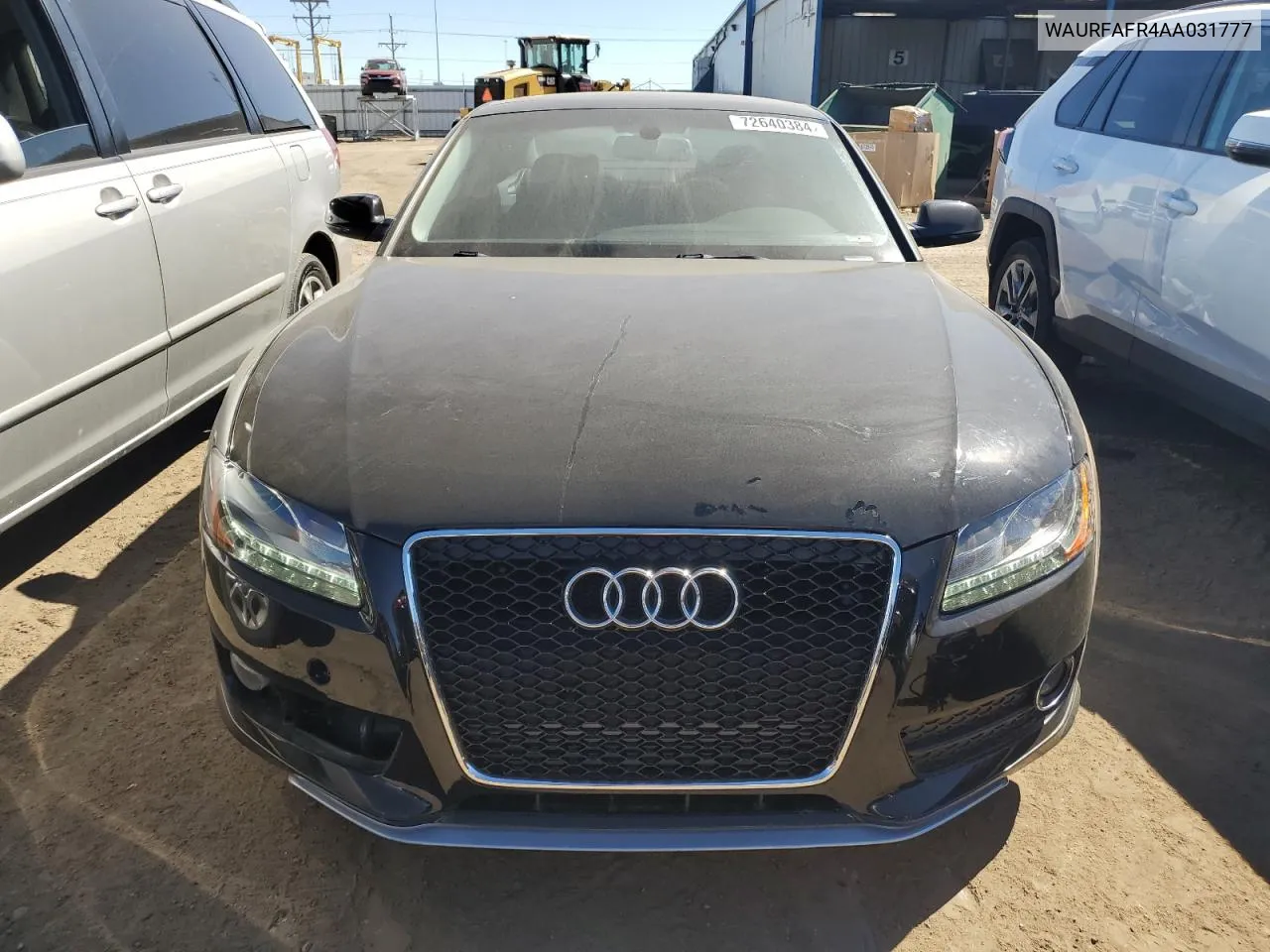 2010 Audi A5 Premium Plus VIN: WAURFAFR4AA031777 Lot: 72640384