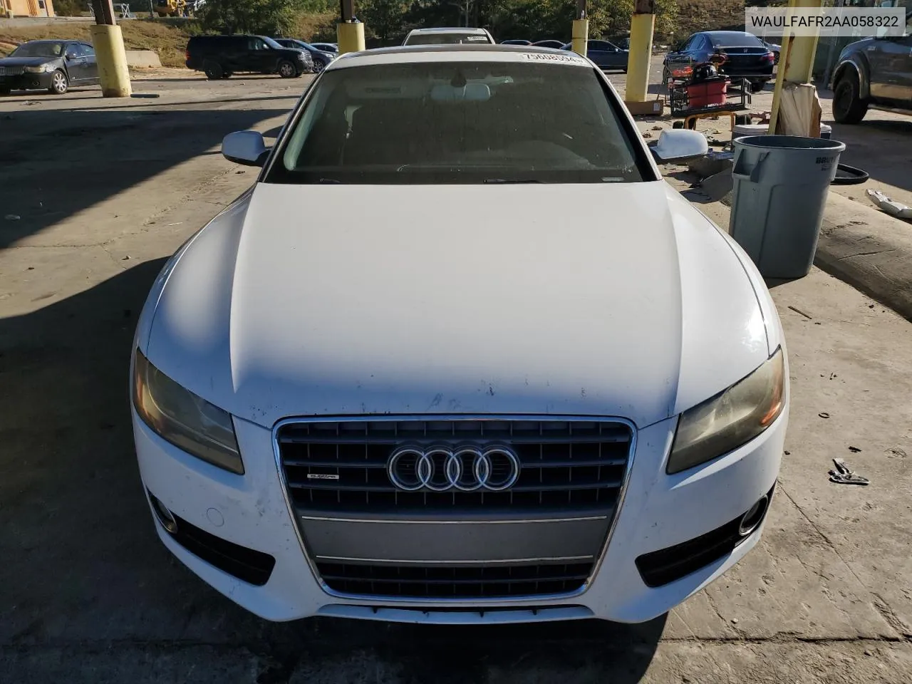 2010 Audi A5 Premium Plus VIN: WAULFAFR2AA058322 Lot: 75608594