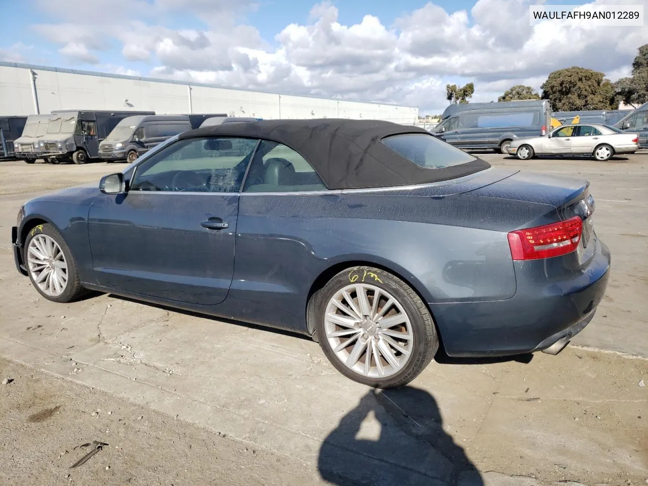 2010 Audi A5 Premium Plus VIN: WAULFAFH9AN012289 Lot: 78282564