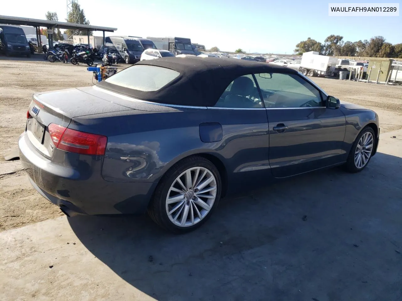 2010 Audi A5 Premium Plus VIN: WAULFAFH9AN012289 Lot: 78282564