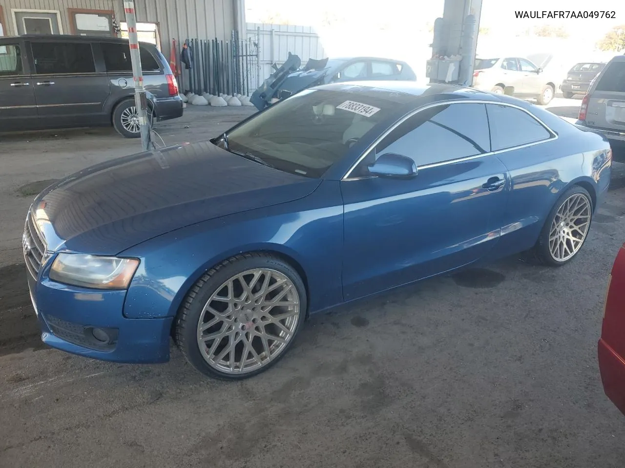 2010 Audi A5 Premium Plus VIN: WAULFAFR7AA049762 Lot: 78833194