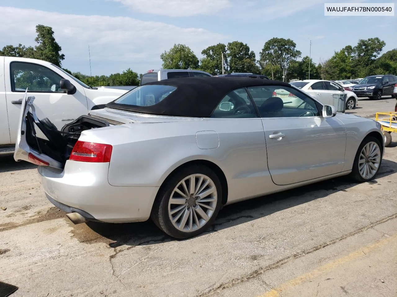 2011 Audi A5 Premium Plus VIN: WAUJFAFH7BN000540 Lot: 65688034