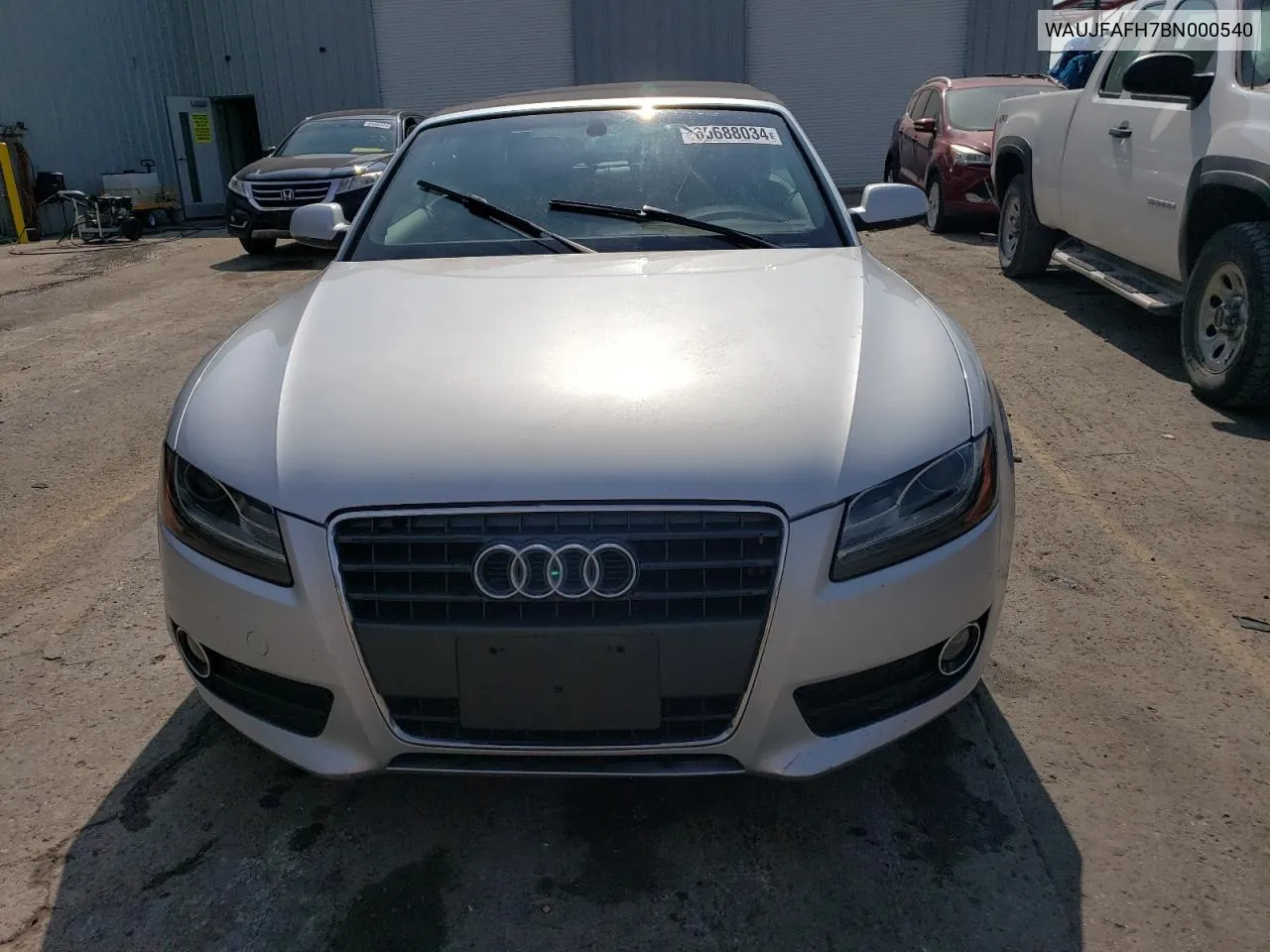 2011 Audi A5 Premium Plus VIN: WAUJFAFH7BN000540 Lot: 65688034