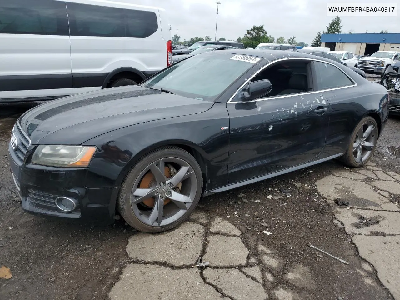 2011 Audi A5 Premium VIN: WAUMFBFR4BA040917 Lot: 67768654