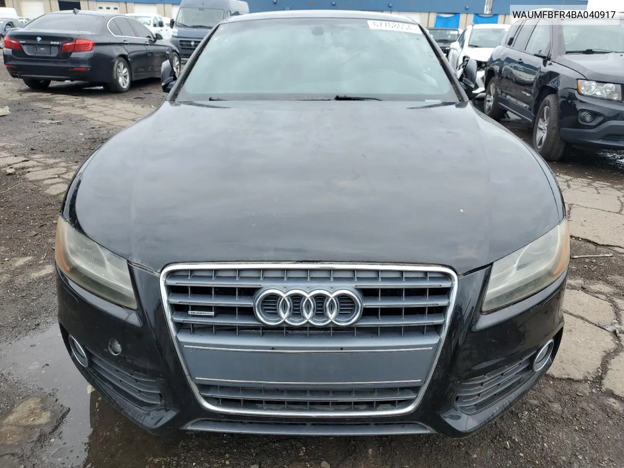 2011 Audi A5 Premium VIN: WAUMFBFR4BA040917 Lot: 67768654