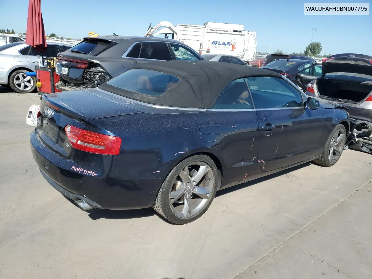 2011 Audi A5 Premium Plus VIN: WAUJFAFH9BN007795 Lot: 70603994