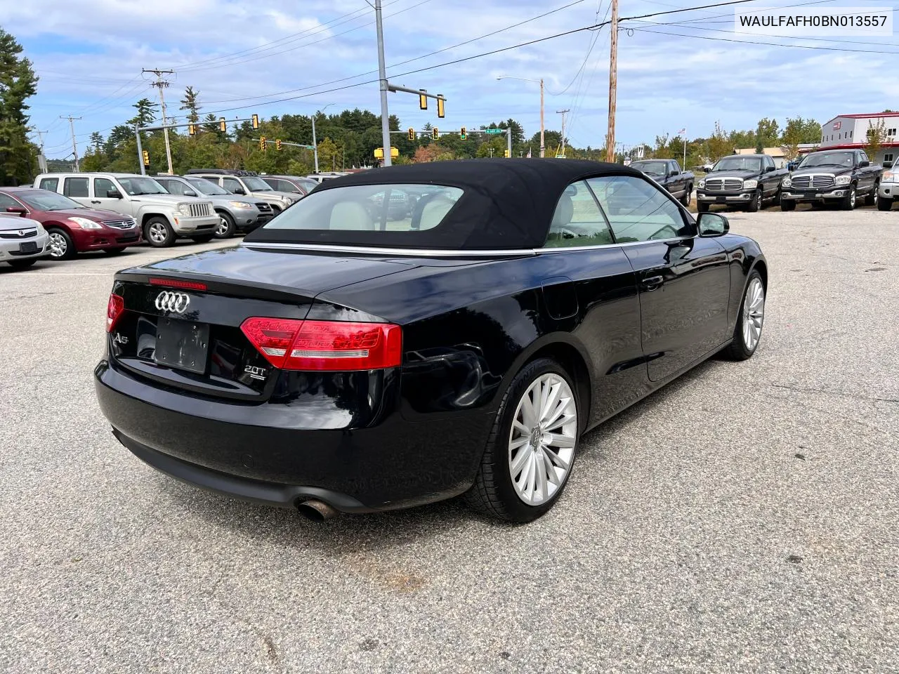 2011 Audi A5 Premium Plus VIN: WAULFAFH0BN013557 Lot: 72579124