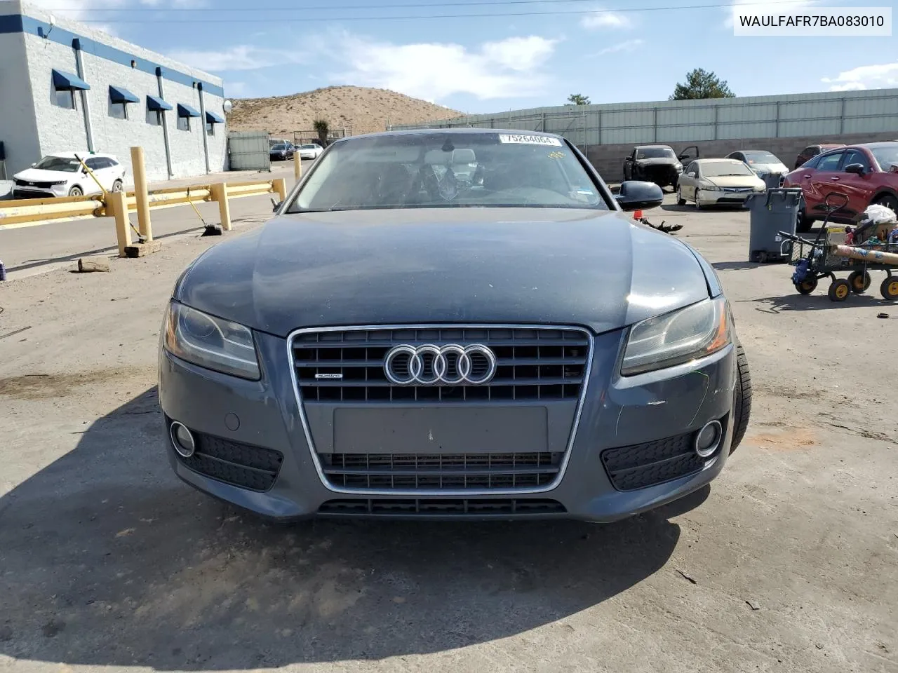 2011 Audi A5 Premium Plus VIN: WAULFAFR7BA083010 Lot: 75264064