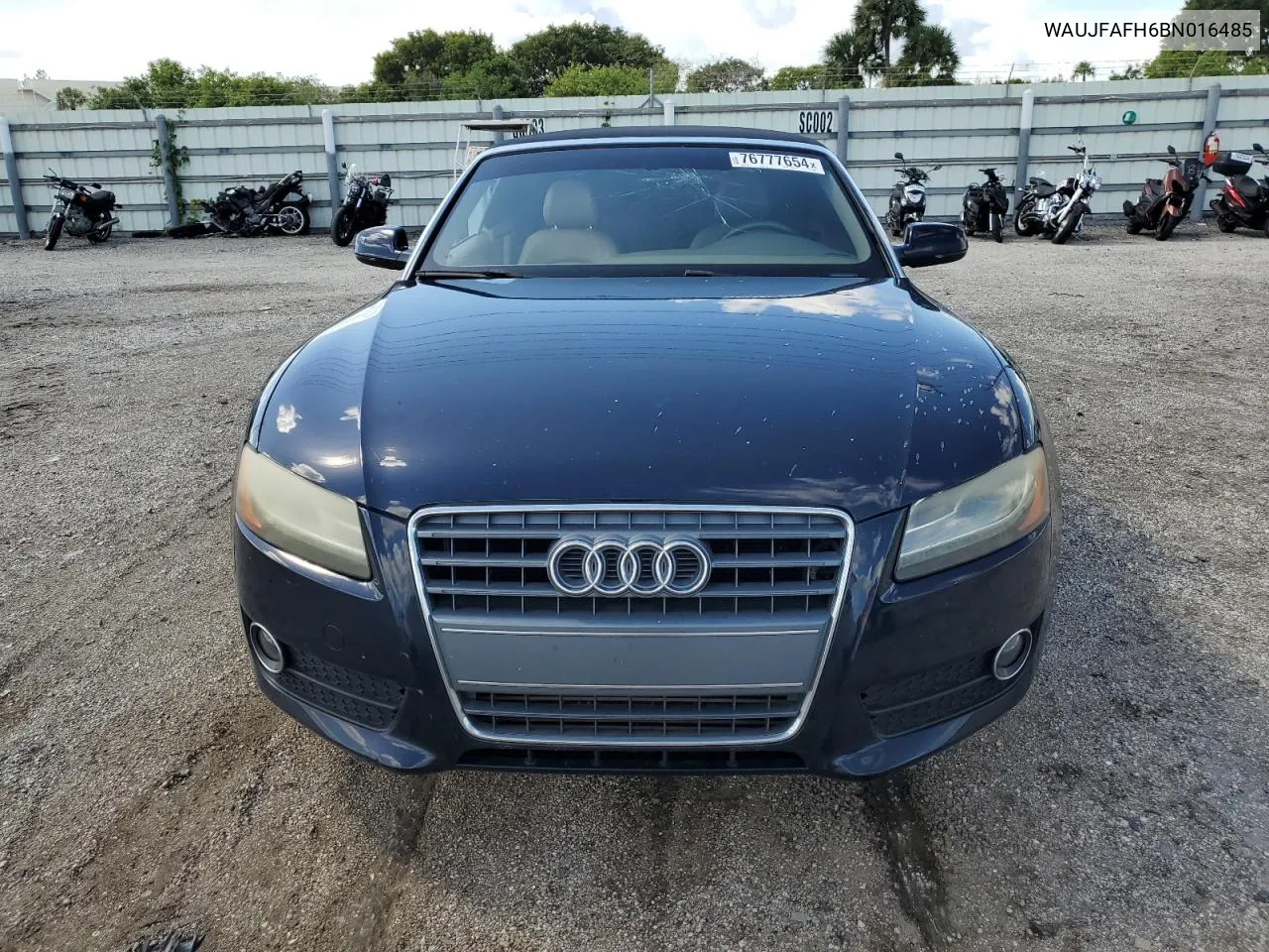 2011 Audi A5 Premium Plus VIN: WAUJFAFH6BN016485 Lot: 76777654