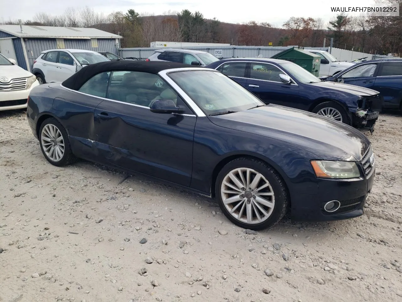 2011 Audi A5 Premium Plus VIN: WAULFAFH7BN012292 Lot: 78597044