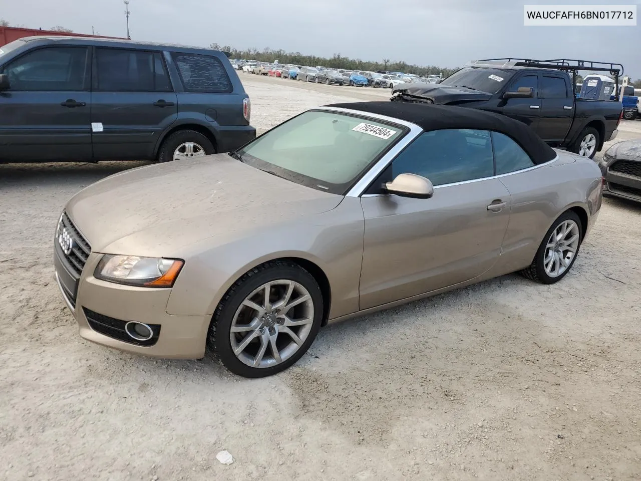 2011 Audi A5 Premium VIN: WAUCFAFH6BN017712 Lot: 79244504