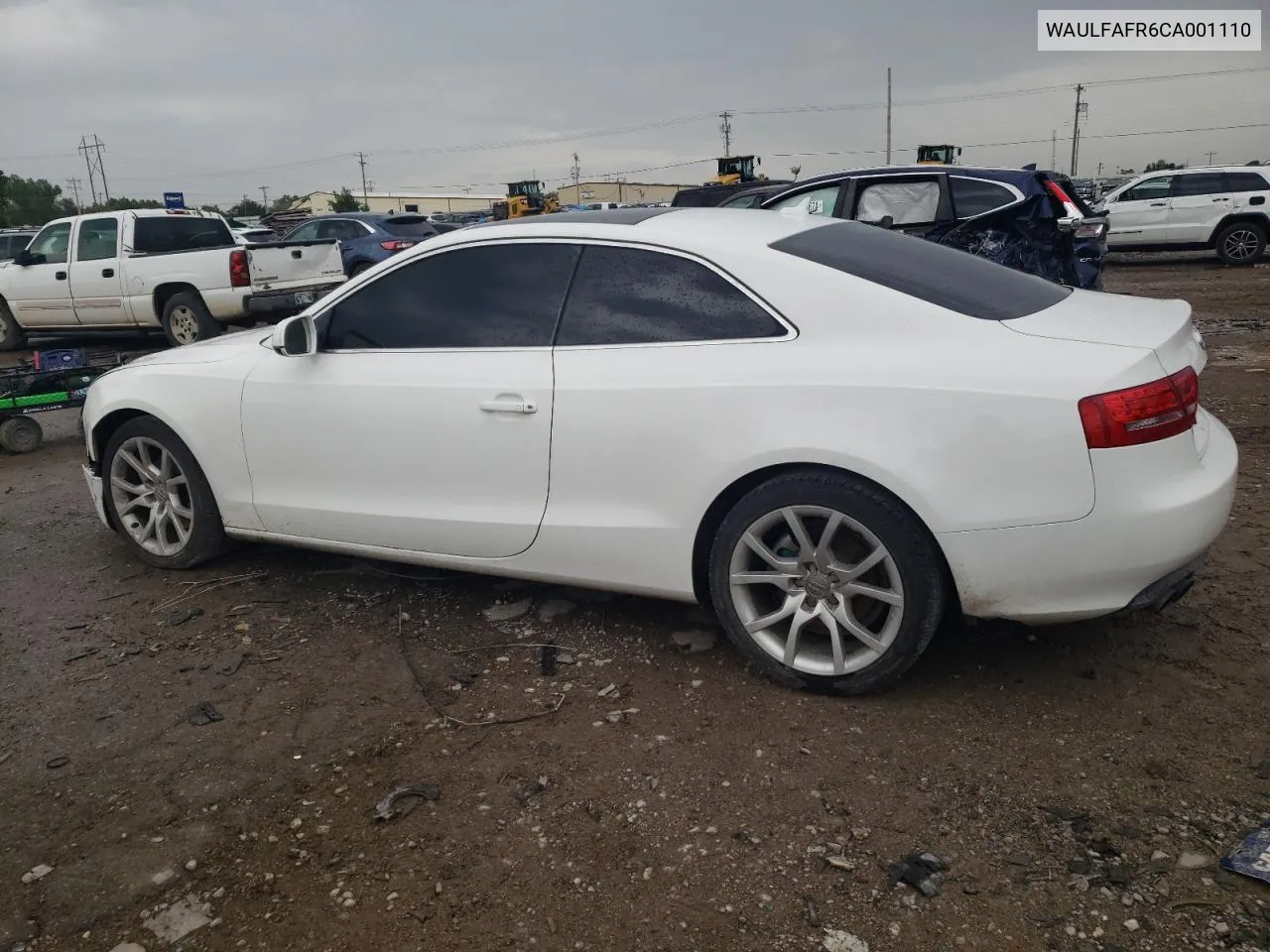 WAULFAFR6CA001110 2012 Audi A5 Premium Plus