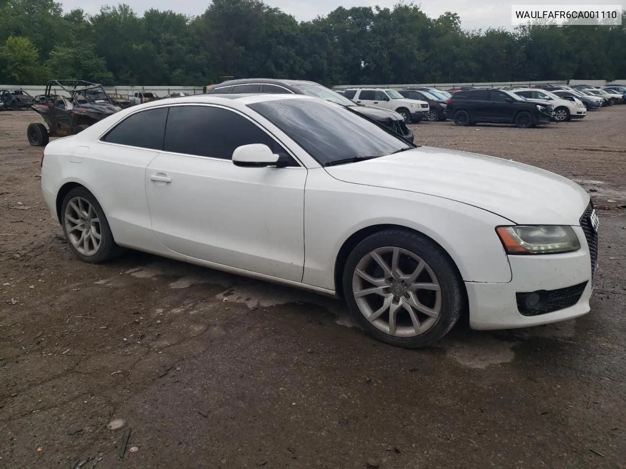 WAULFAFR6CA001110 2012 Audi A5 Premium Plus