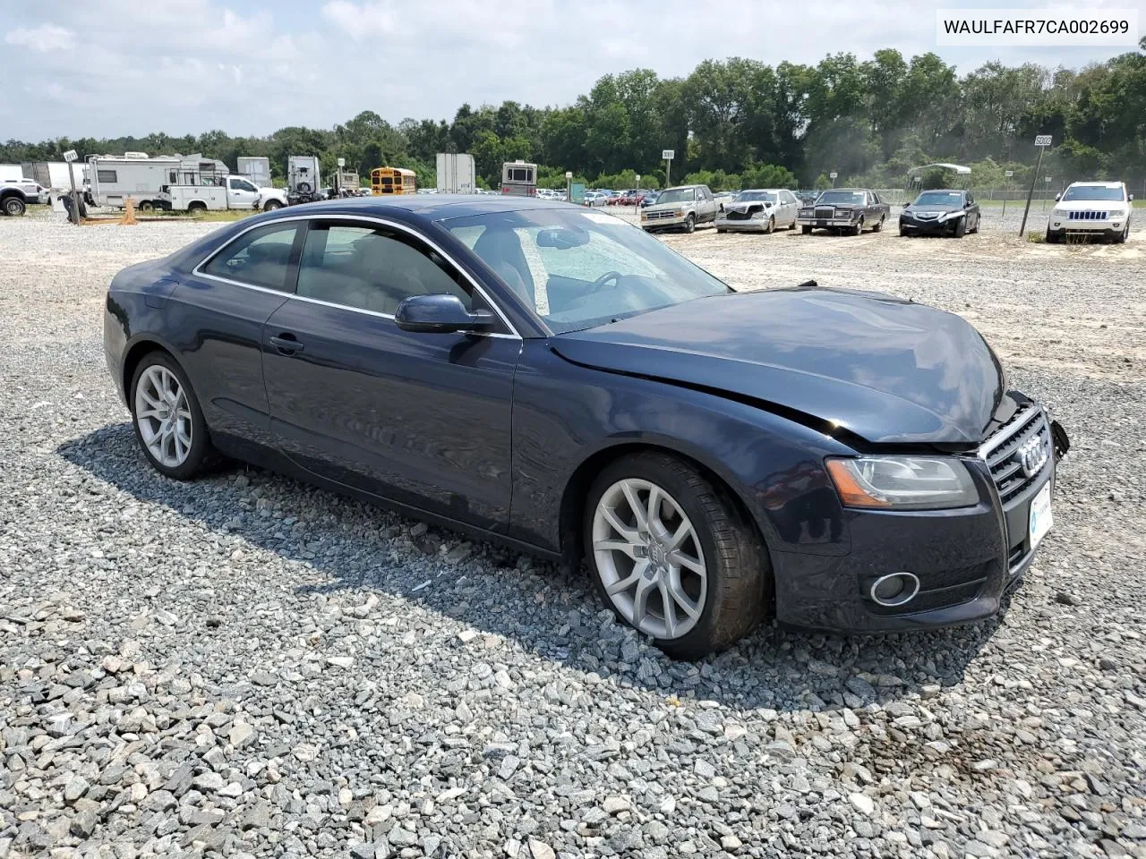 2012 Audi A5 Premium Plus VIN: WAULFAFR7CA002699 Lot: 67605544