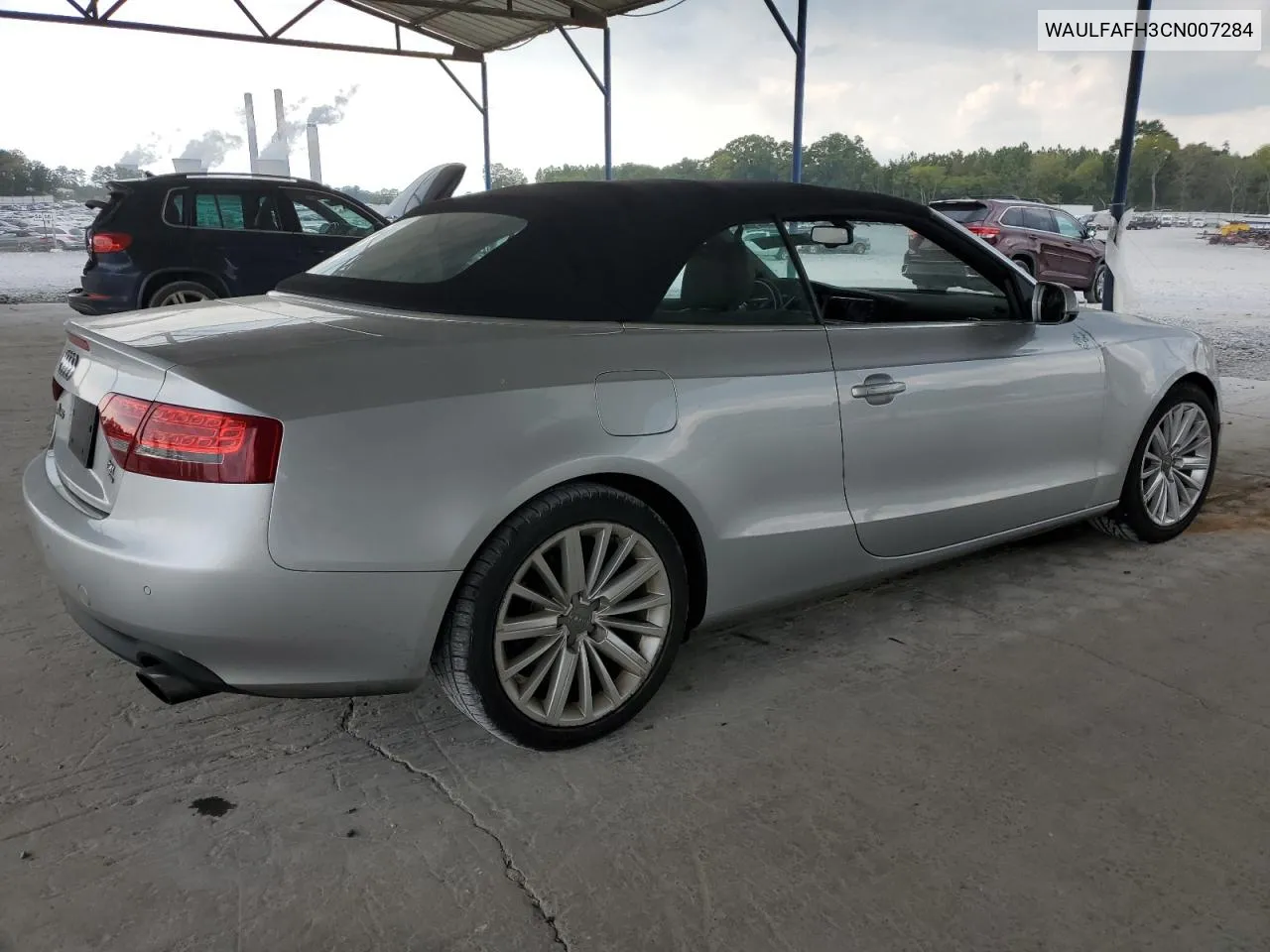 2012 Audi A5 Premium Plus VIN: WAULFAFH3CN007284 Lot: 67797024