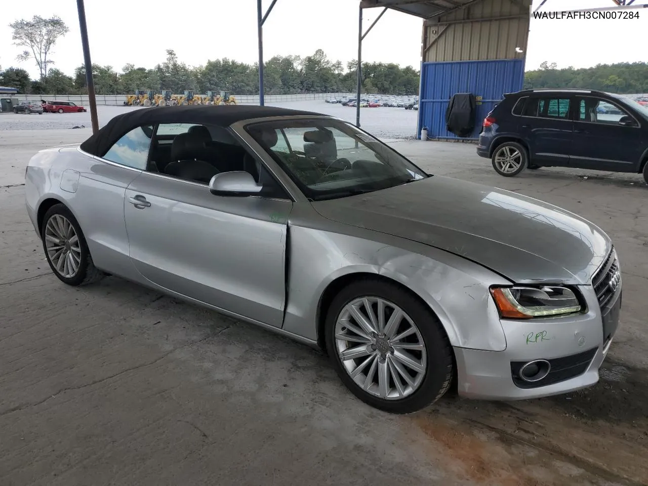 WAULFAFH3CN007284 2012 Audi A5 Premium Plus