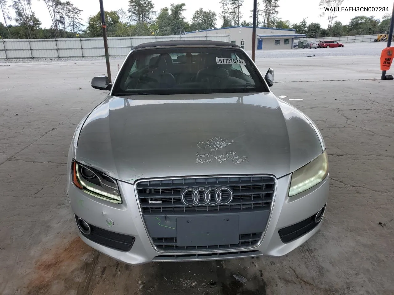 2012 Audi A5 Premium Plus VIN: WAULFAFH3CN007284 Lot: 67797024