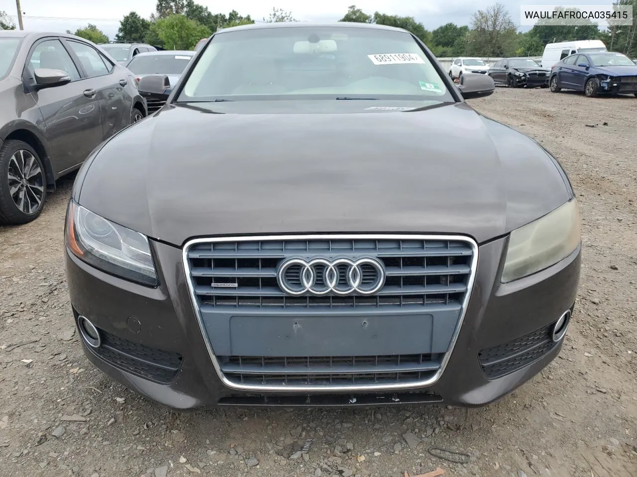 WAULFAFR0CA035415 2012 Audi A5 Premium Plus