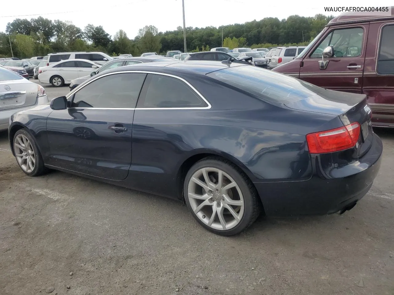 2012 Audi A5 Premium VIN: WAUCFAFR0CA004455 Lot: 70403844