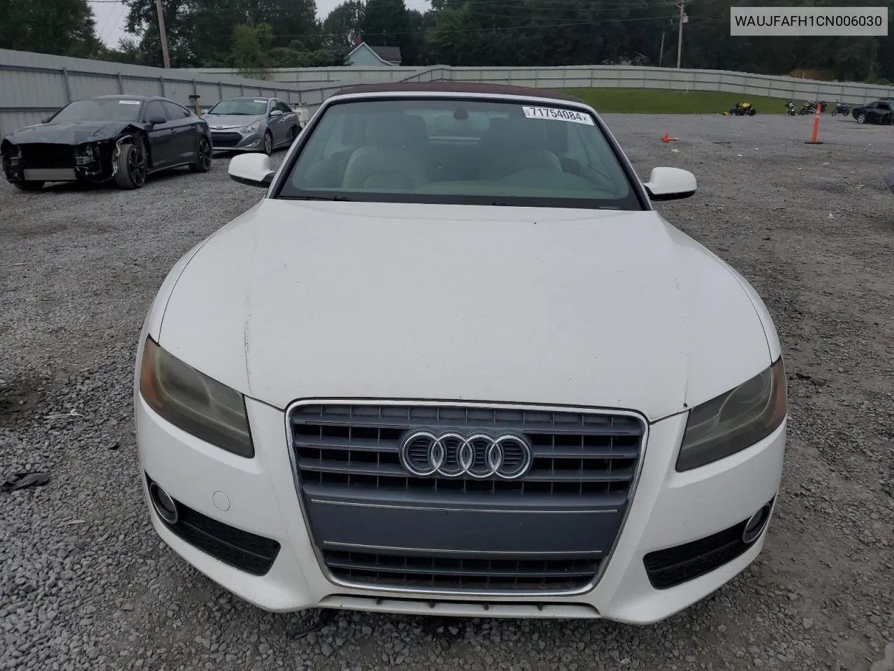 2012 Audi A5 Premium Plus VIN: WAUJFAFH1CN006030 Lot: 71754084