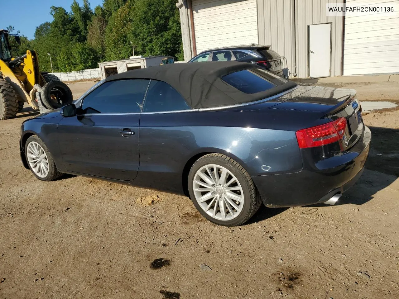 2012 Audi A5 Premium Plus VIN: WAULFAFH2CN001136 Lot: 72074324