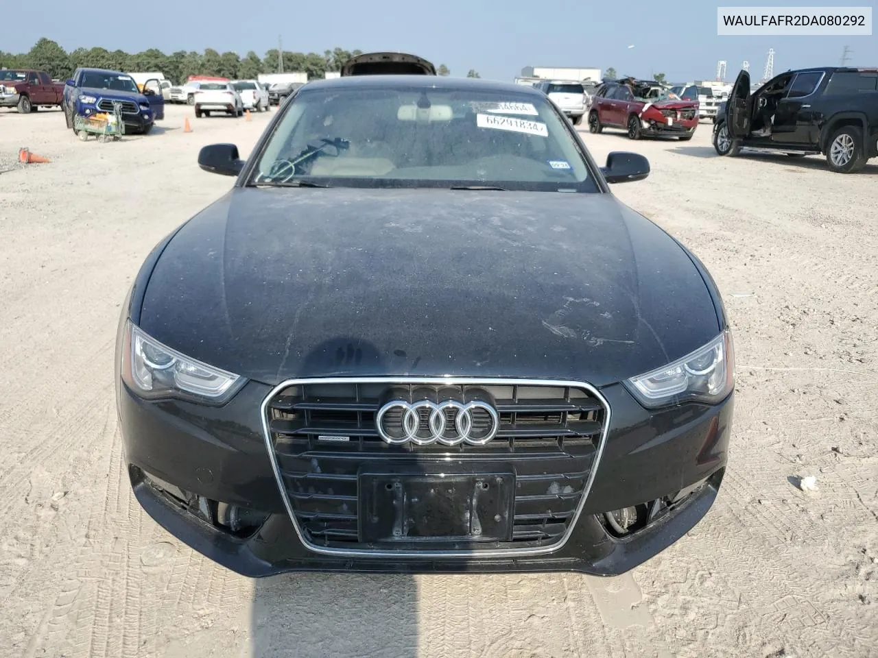 2013 Audi A5 Premium Plus VIN: WAULFAFR2DA080292 Lot: 66291834