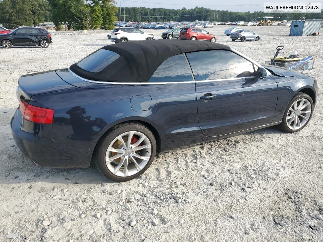 2013 Audi A5 Premium Plus VIN: WAULFAFH0DN002478 Lot: 67846334