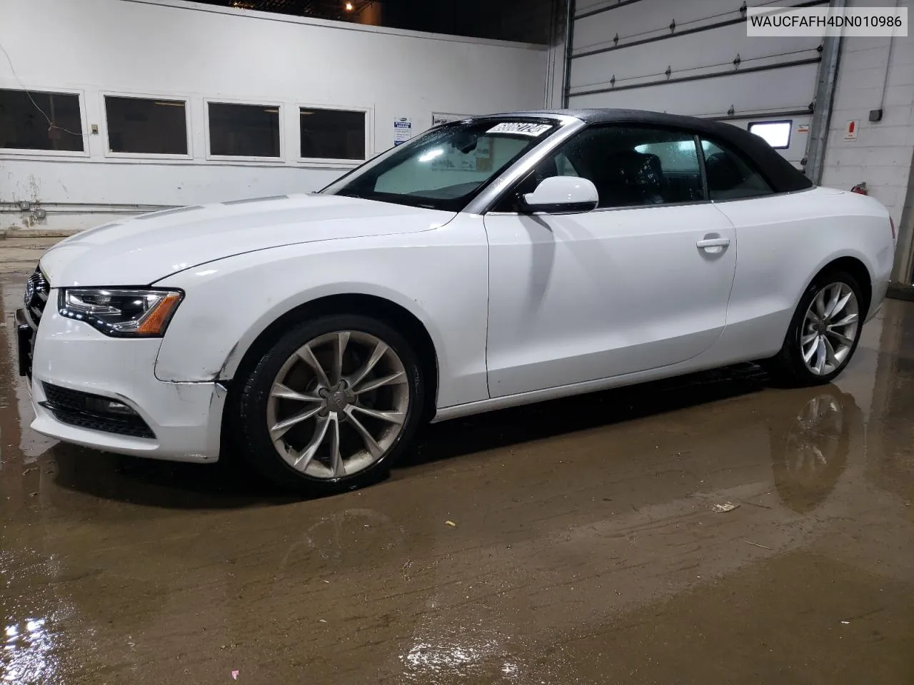 2013 Audi A5 Premium VIN: WAUCFAFH4DN010986 Lot: 68062724