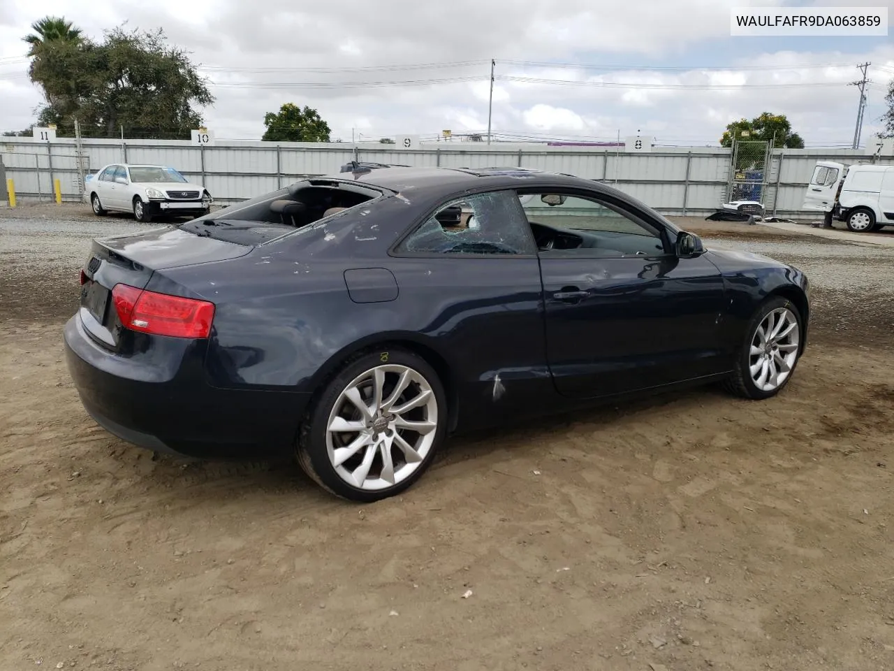 2013 Audi A5 Premium Plus VIN: WAULFAFR9DA063859 Lot: 72242444