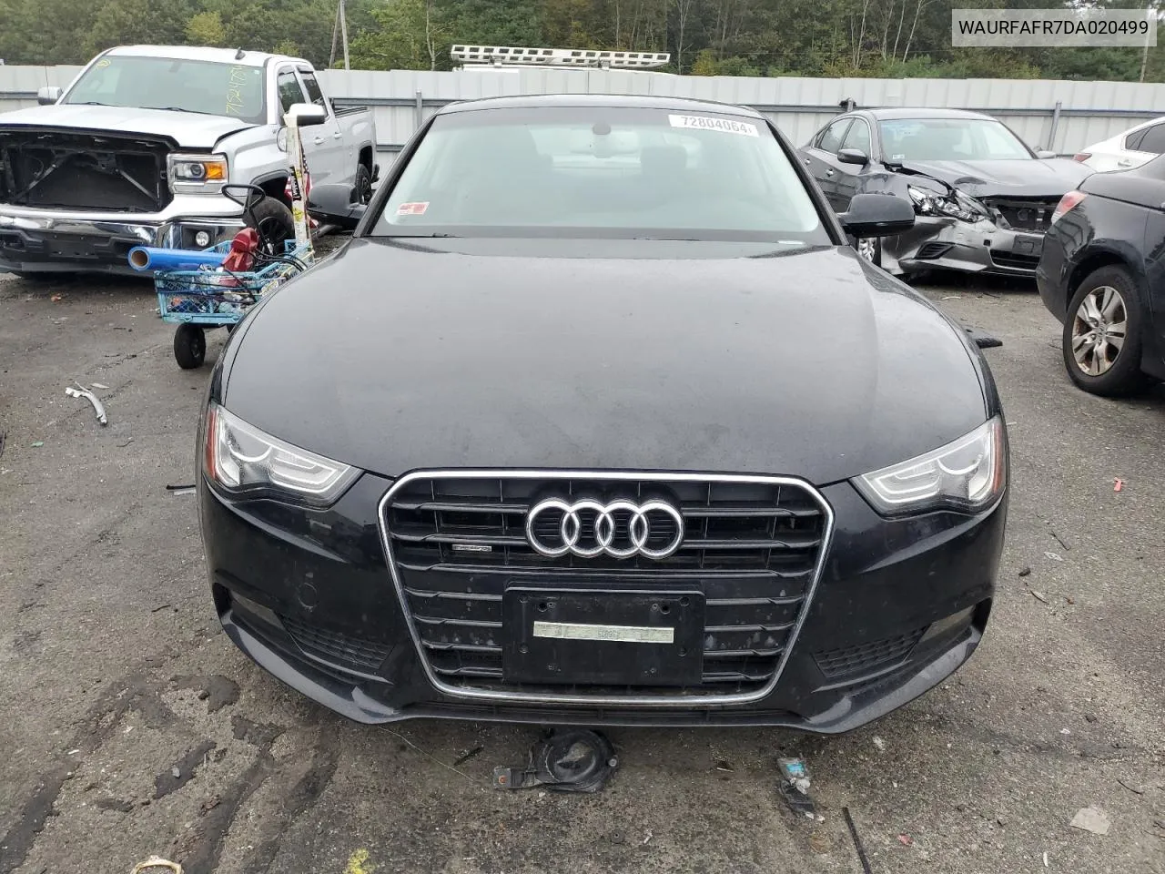 2013 Audi A5 Premium Plus VIN: WAURFAFR7DA020499 Lot: 72804064