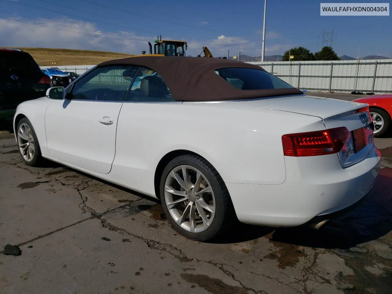 2013 Audi A5 Premium Plus VIN: WAULFAFHXDN004304 Lot: 73120184