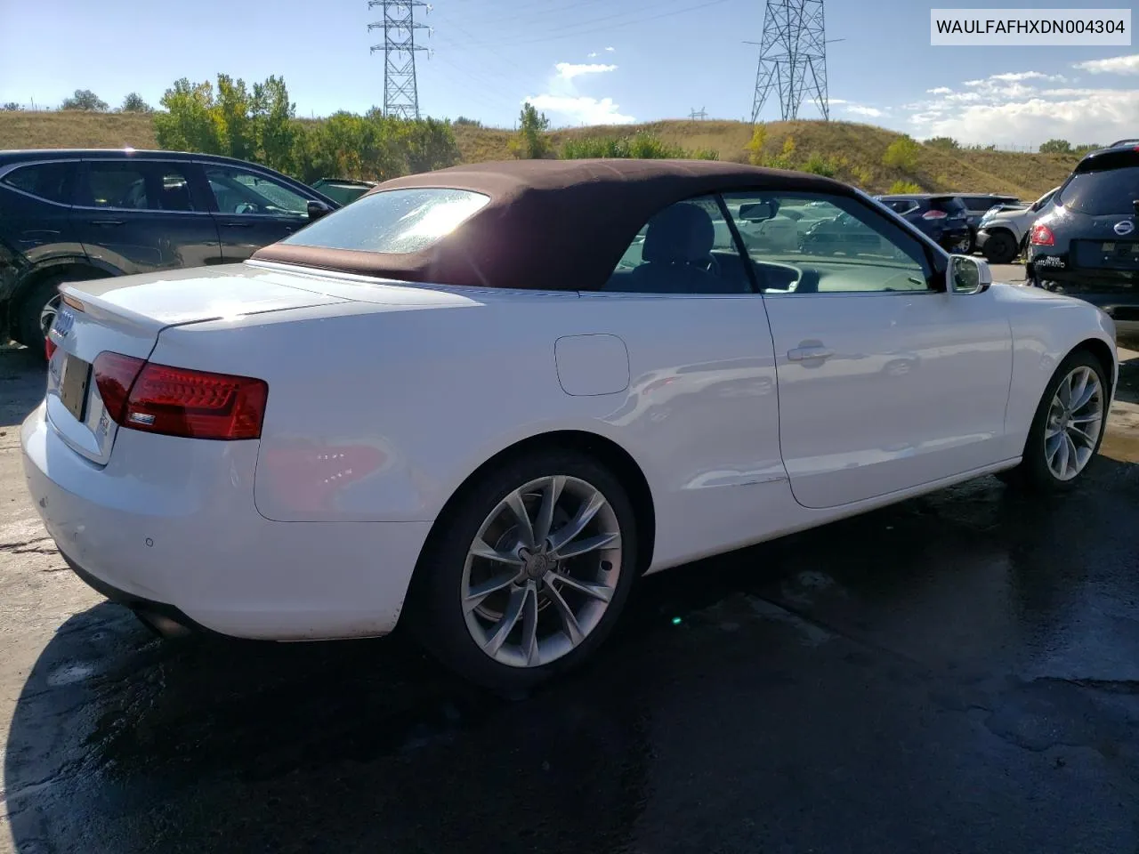 2013 Audi A5 Premium Plus VIN: WAULFAFHXDN004304 Lot: 73120184