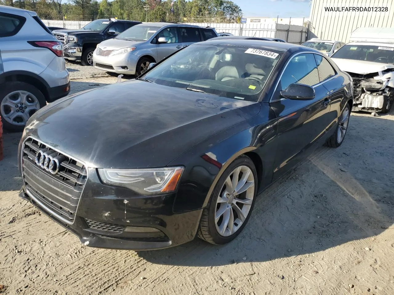 2013 Audi A5 Premium Plus VIN: WAULFAFR9DA012328 Lot: 73767834