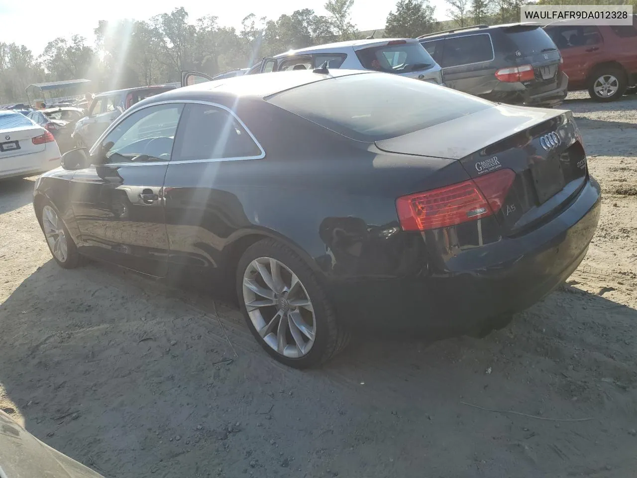 2013 Audi A5 Premium Plus VIN: WAULFAFR9DA012328 Lot: 73767834